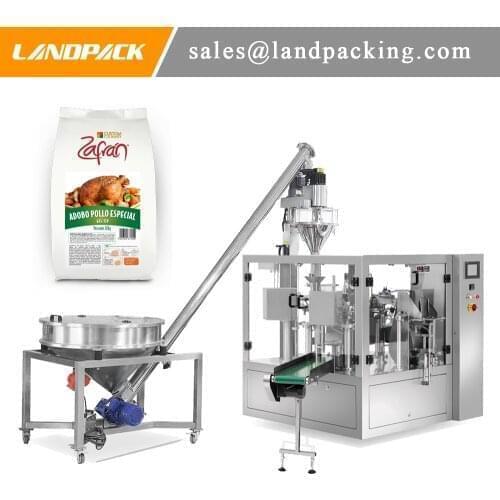 Automatic Rotary Roast Chicken Powder Cumin Powder Filling Sealing Machine