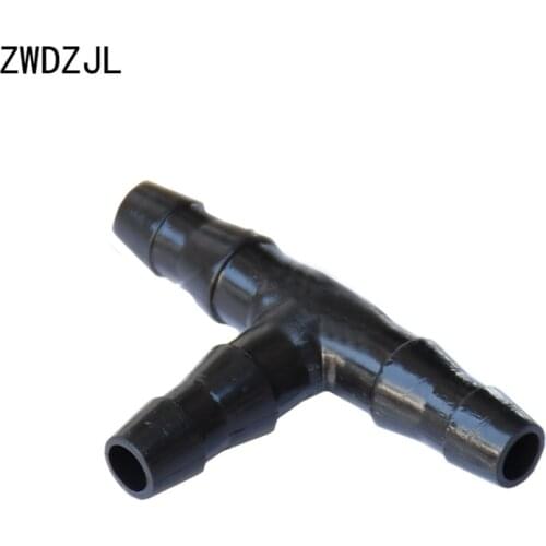 Garden hose tee 3 way 4/7 hose connector barbed 1/4" tee garden splitter water divider mist connector adapter 30pcs