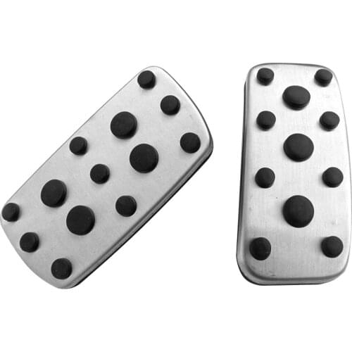 2Pcs/Set Car Interior Front Brake Accelerator Pedal Cover Fit For Subaru Forester XV Impreza Outback Legacy 2013 2014