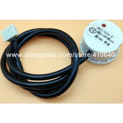 20 Pcs XKC-Y25-V Non-contact Capacitance 5-24V DC Level Sensor Level Transducer Easy to Install Mini Size No Need Touch Water