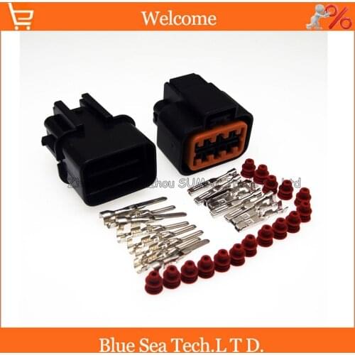 8 Pin male&female Auto Head lamp/headlights connector,KUM car waterproof Electrical connector for HYUNDAI,KIA,Elantra etc