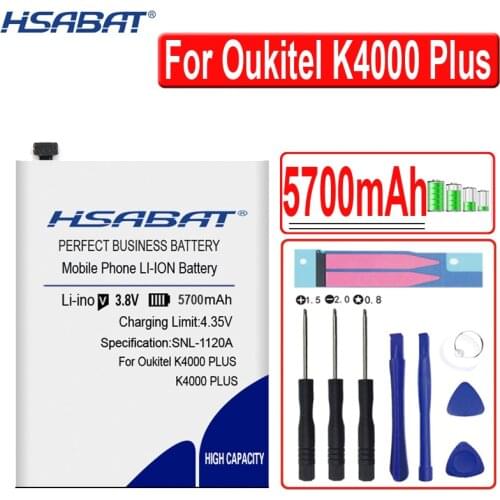 HSABAT 5700mAh Battery for Oukitel K4000 Plus