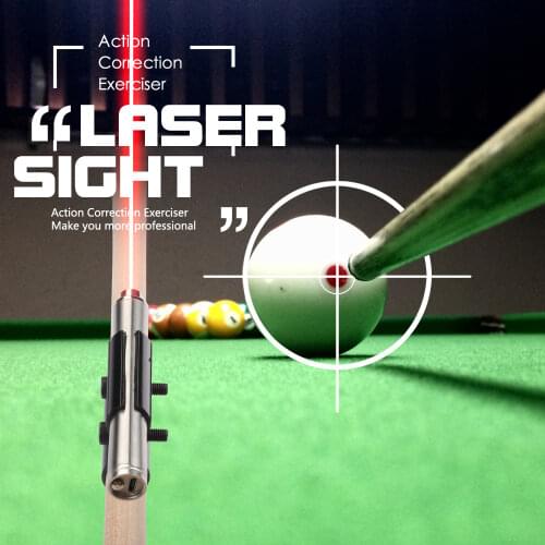Pool Snooker Cue Laser Sight Billiard Training Equipment Snooker Cues Action Correction Exerciser Billard Accessories