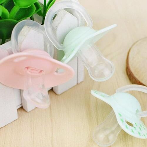 Baby Soft Silicone Orthodontic Dummy Pacifier Teat Nipple Soother with Cover Safety Non-toxic with dust cover Liquid silicon