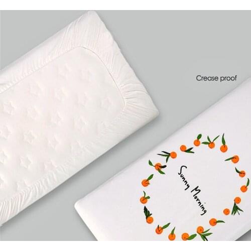 Baby sheets 130*70cm soft and breathable cartoon crib mattress childrens bedspread newborn cotton bedding crib