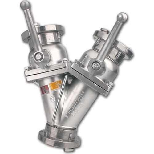 Fire water distributor Hydrant Water Knockout Trap Water Hose Separator Dual/Tri Water Dispenser FII65/65 2.5"