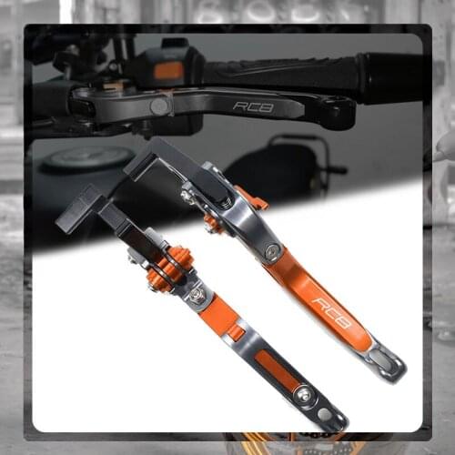 For RC8 RC8R 2009 2010 2011 2012 2013 2014 2015 2016 Motorcycle CNC Folding Extendable Adjustable Clutch Brake Levers