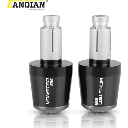 For DUCATI Monster 696 Monster 659 monster Motorcycle with 7/8* 22mm Hand Bar Ends Slider Handle Bar End Grips Cap Accessories