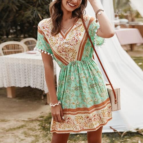 Праздничные летние платья EPIPHLULU China At AliExpress