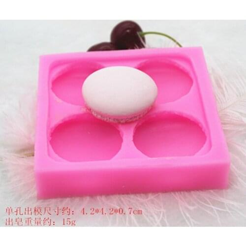 Wholesale/retail,free shipping,P605 four hole Makkalongy chocolate mould Cake Decorating mold baking tool