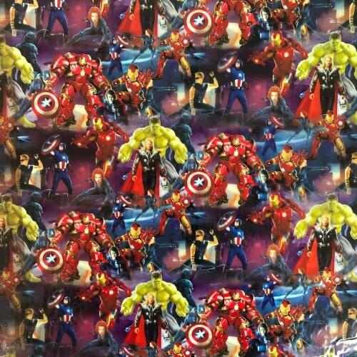HOT-169 hydroprint film water transfer printing with Marvel Avengers measurements: width: 50cm. Length: 100cm