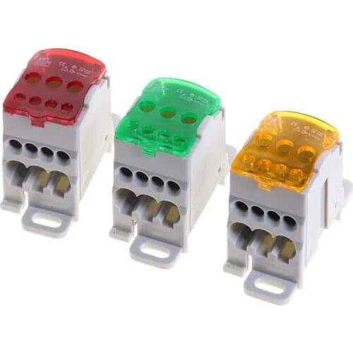 UKK80A UKK125A UKK160A UKK250A UKK400A UKK500A Connector ukk-80a Terminal Block 1 In Many Out Din Rail Distribution Box ukk-80a
