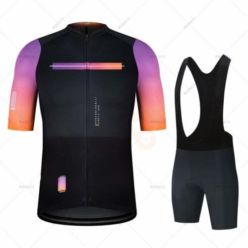 Cycling Jersey Set 2021 New Team Spain Summer Bicycle Cycling Clothing Bike Clothes Men Mountain Sports Bike Set Cycling Suit