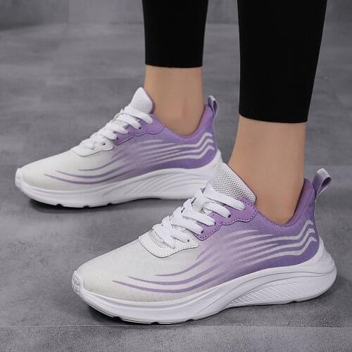 Women Skateboarding Shoes Thick Sole Breathable Platform Sneakers Spring Summer Outdoor Walking Sports Shoes Transparent Flats