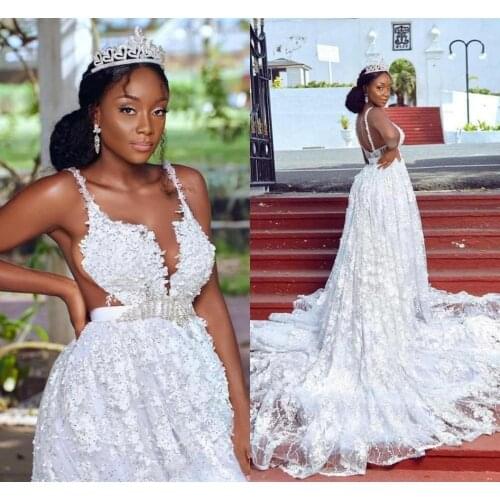 LOVEYING Beach Wedding Dresses