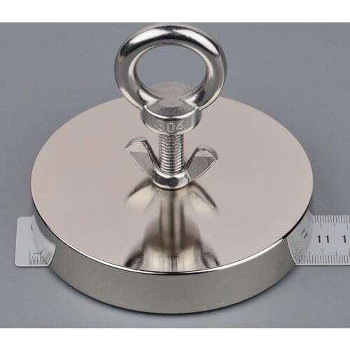 1200lbs Fishing Magnet Strong Powerful Neodymium Magnet Design Recovery Magnet Super Imanes Magnetic Material Base