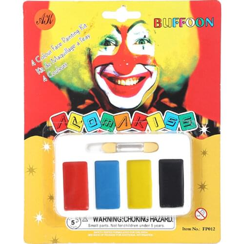 Mini Body Paint Crayons For Festival Party Makeup Kids Face Paint Pigment UV Glow Painting 4 Color Body Face Art