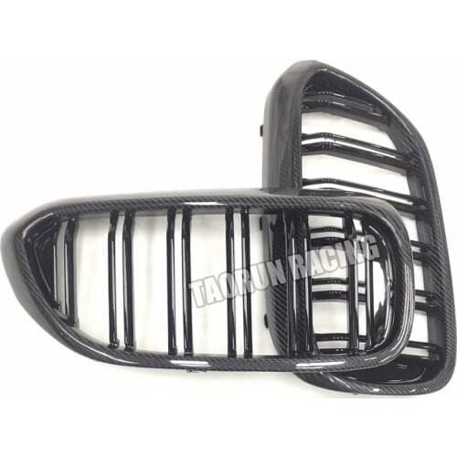 G30 Carbon Fiber + ABS Front Bumper Grill Grille for BMW G30 520i 530i 540i M550i 2018 2019 2020