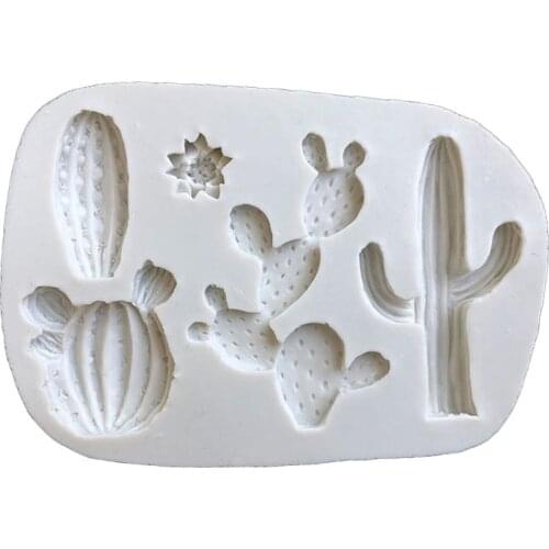 Crystal Epoxy Resin Mold Plant Potted Cactus Casting Silicone Mould Handmade DIY