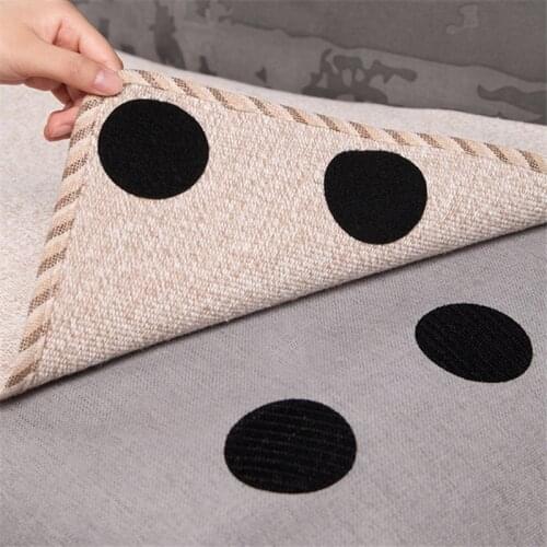 10Pcs Sheet Slip-Resistant Clamp Blankets Grippers Double-sided Adhesive Fixed Velcro Grippers Non-slip Retainer for Sofa Sheet