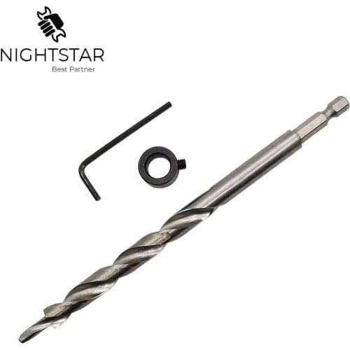 Binoax 9mm HSS Twist Step Drill Bit for Pocket Hole Jig Kit Woodworking Hole Drill for Carpentry Power Tools