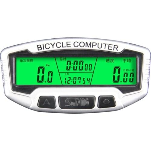 Universal Bicycle Wired Cycling Digital Display Computer Odometer Luminous Riding Stopwatch Motorcycle Bike Cycling Accessories