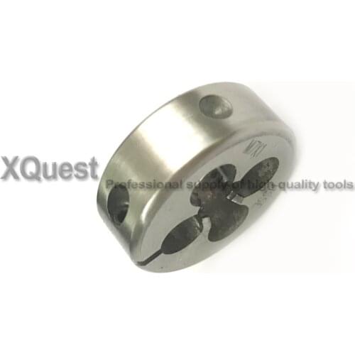 XQuest Metric Screw HSSE Round Split Die M7 M7X1.25 M7X1 Fine Thread cutting Adjustable dies M7X0.75 M7X0.5 for stainless steel