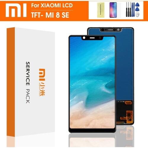 100% Test For Xiaomi Mi8 SE LCD Display Touch Screen Digitizer With Frame Assembly Replacement for Xiaomi 8 Mi 8 SE LCD