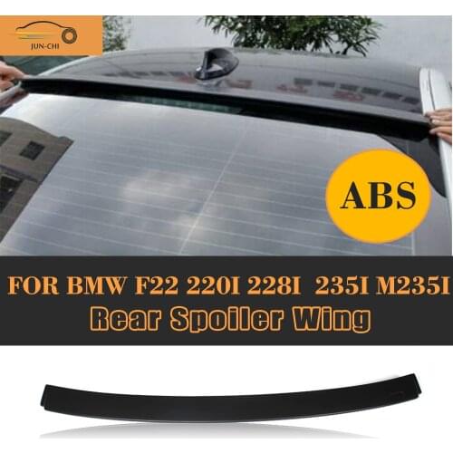 2 Series Rear Roof Trunk Spoiler Car Tail Roof Window Lip Wing for BMW F22 F87 M2 Coupe M Sport 220i M235i M240i 14-17 Black ABS