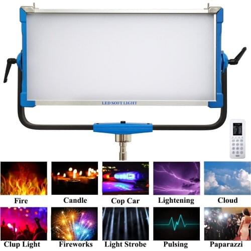 300W RGB 2800K-9990K Led Video Light Yidoblo AI-3000C DMX Remote Control Professional Soft LED Lamp Photography Lighting Film