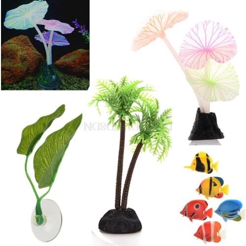 Aquarium Accessories Artificial Plant Leaf Hammock Fish Tropical Saltwater Fish Aquariums Betta Fish Spawning Rest Leaf
