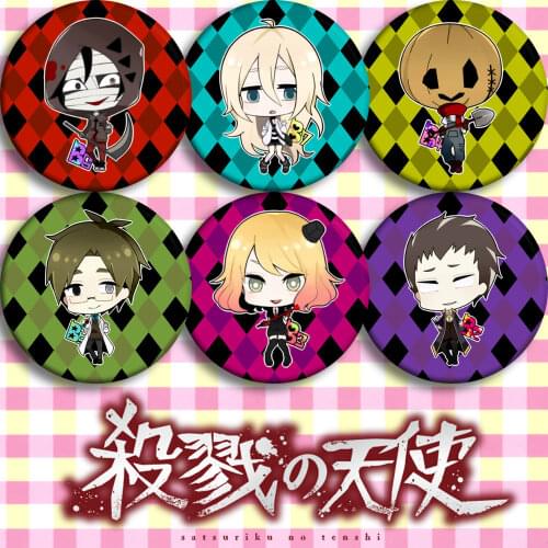 Brdwn Angels of Death Rachel Gardner Ray Isaac Foster Daniel Dickens Edward Mason Catherine Ward Abraham Cosplay Badge #AB