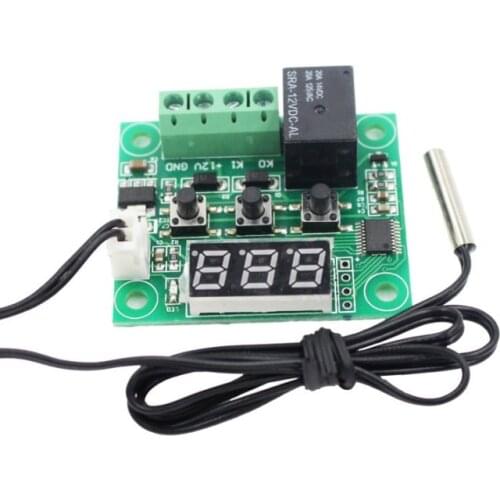 W1209 DC 12V -50~110°C Heat Cool Temp Thermostat Temperature Control Switch Digital Temperature Controller Switch With Sensor