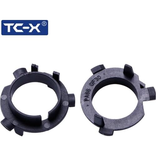 For Kia K4 K5 Sorento Hyundai Veloster Coupe Sonata 9 Grand SantaFe 2 Pieces H7 LED Headlight Bulbs Adapter Base Holder