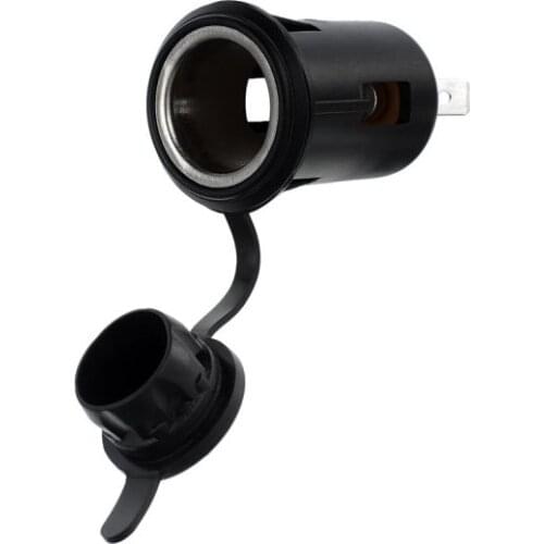 Jtron 12V 10A Cigarette Lighter Socket Power Plug with wire Waterproof Car Accessory for Boat Tractor Motorcycle