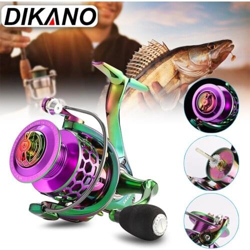 Colorful Fishing Reel SK1000-6000 10KG Drag Metal Ball Grip Spool Spinning Reel Saltwater Reel Carp Reel Fishing Tool