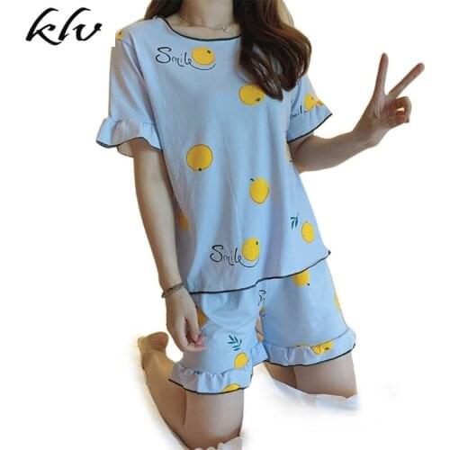 Женские домашние пижамы KLV China At AliExpress