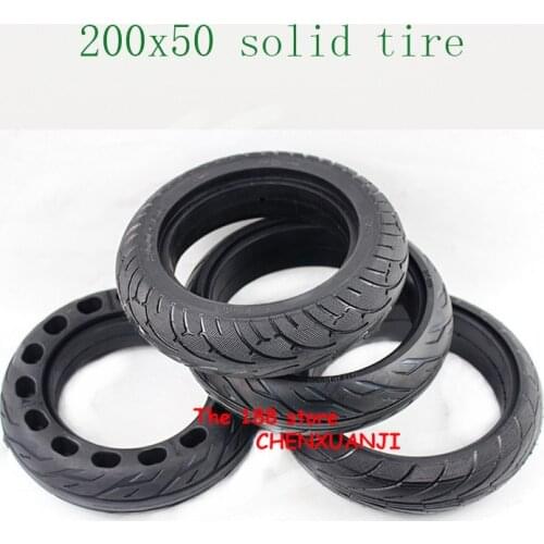 Lightning shipping 2019 hot sale 4 types of 200x50 solid tire Explosion-proof fit 200x50 Self Balancing Electric Bike Scooter