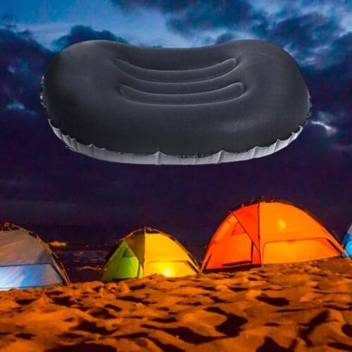 Inflatable Camping Pillow Festival Outdoors Accessory Travel Cushion