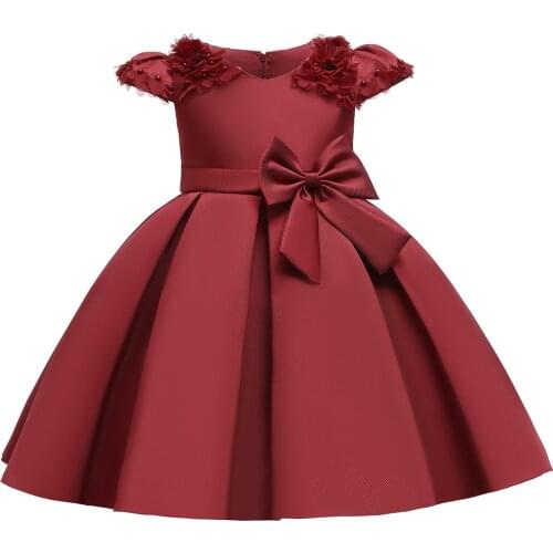 New Year Costume Dress Girl Children Clothing Kids Dresses For Girls Evening Party Dress Elegant Princess Dress 3-10 Year L5179