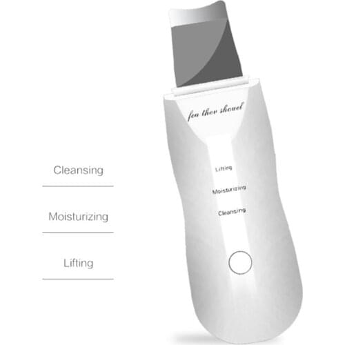 Y1UF Facial Skin Scrubber Spatula USB Rechargeable Blackhead Comedones Pore Cleaner