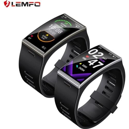 LEMFO DM12 Smart Watch 2020 Men Women 1.91inch Big Screen IP68 Waterproof Heart Rate Blood Pressure Monitoring Smartwatch