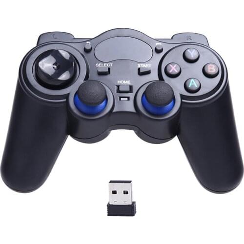 Universal Gaming Controller 2.4G Wireless Game Gamepad Joystick with USB for Android TV Box Tablets PC Windows 8/7/XP Gamepad