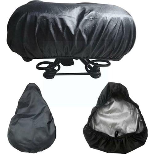 Waterproof Cloth Bike Seat Rain Cover Dustproof Waterproof Accessories Protective Rain Seat Saddle Cover Cushion Bicycle Bi J9Y6
