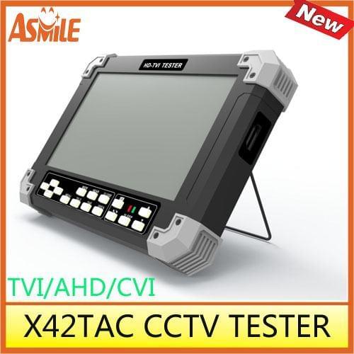 X42TAC 7inch TFT LCD ,800*480 cctv camera tester support TVI 3.0/AHD2.0/CVBS/VGA/HDMI cctv tester