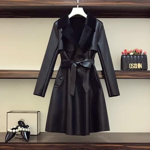 XING WEI SI Women's Leather Jackets