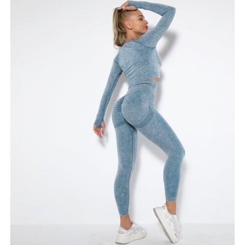 Women Yoga Clothing Set Sports Suit Women Sportswear Sports Outfit Fitness Set Athletic Wear Gym Seamless Workout Clothes