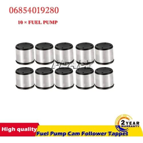 10pcs 06D109309C 06854019280 Car Fuel Pump Cam Follower Tappet For Audi A4 A3 TT Quattro for VW Jetta Passat GTI Golf Eos