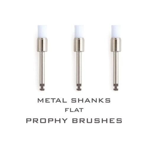 100pcs high quality Prophy brushes small FLAT Polishing Brush Flat Brush Bender Polishing Brush