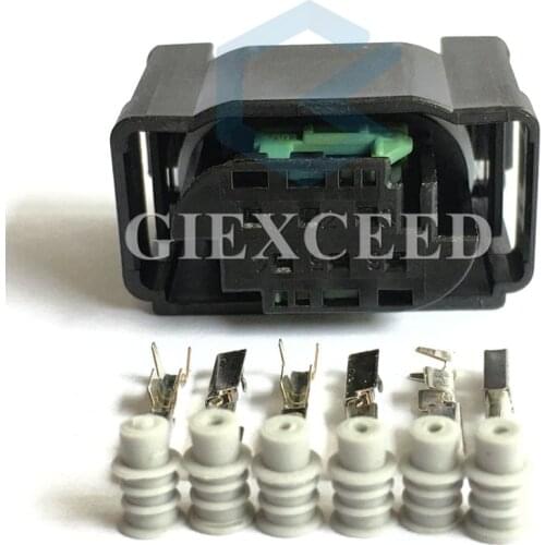 2 Sets 6 Pin 1-967616-1 7M0 973 119 Tyco Accelerator Pedal Plug For BENZ BMW Throttle Valve Sensor Connector